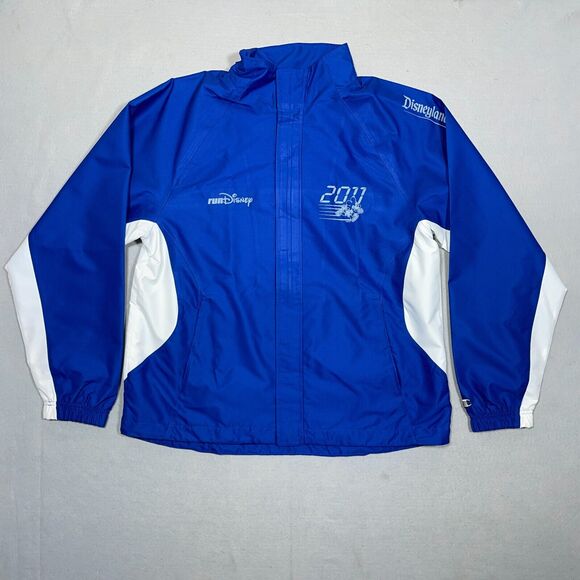 Champion‎ Windbreaker Jacket Men L Blue 2011 Disney Half Marathon Mickey Run - Picture 1 of 11